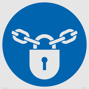 Mandatory: Keep locked